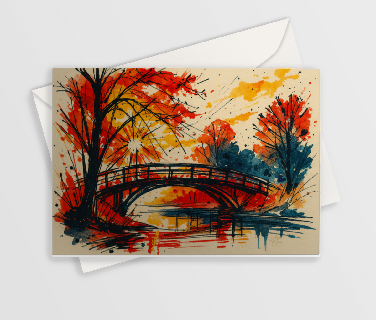 The Bridge Greetings Card
