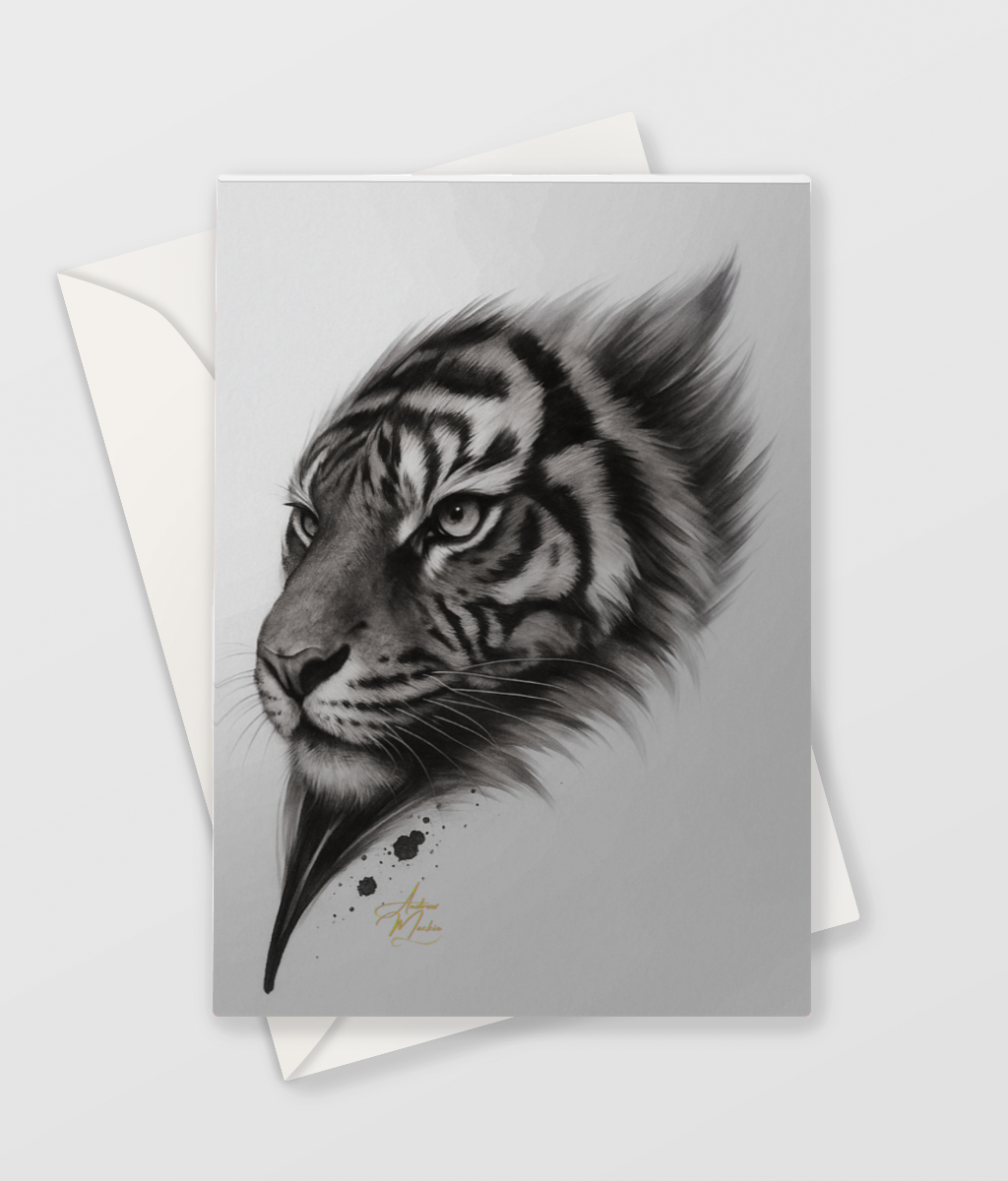 The Tiger Greetings Card