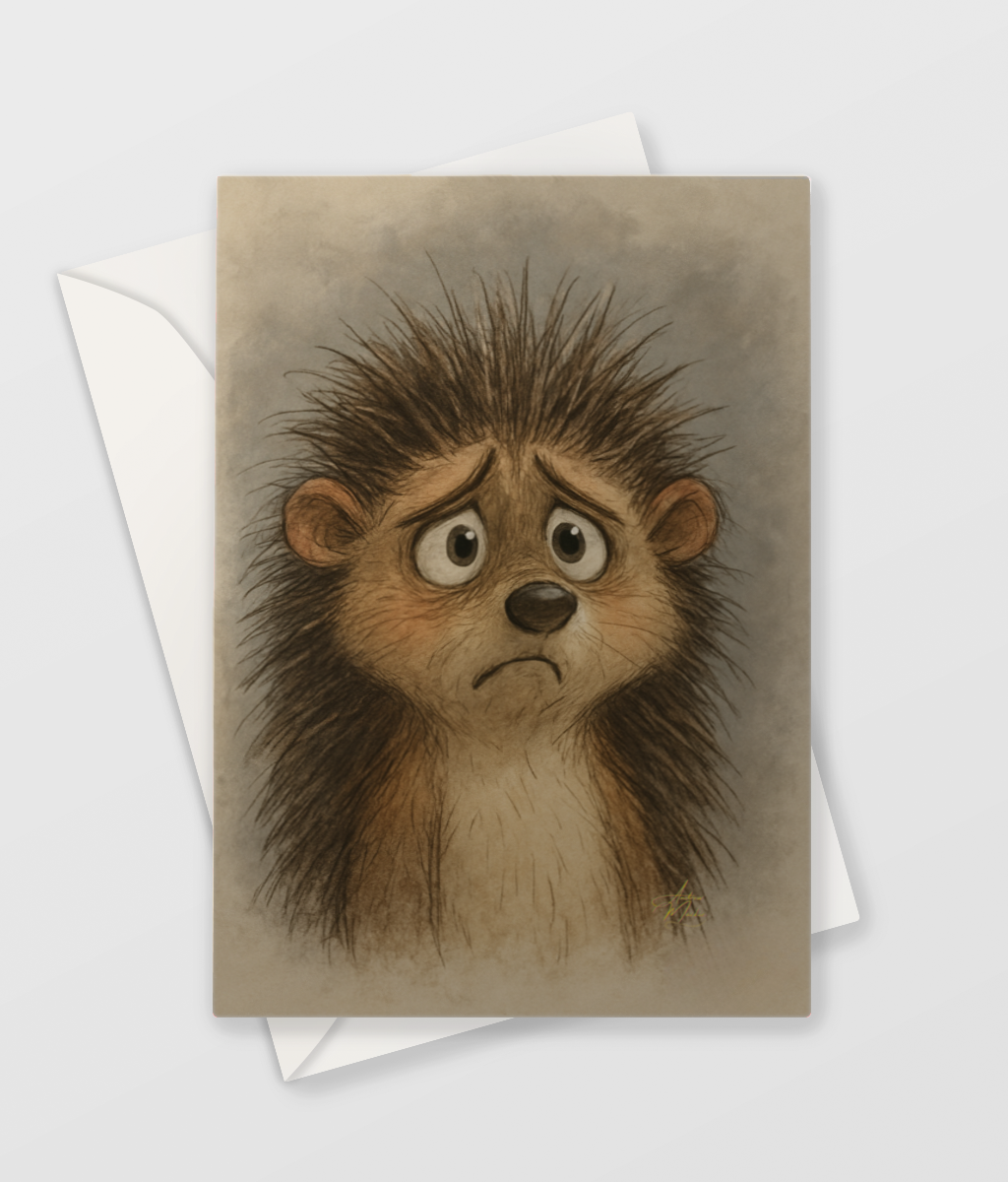 The Hedgehog Greetings Card