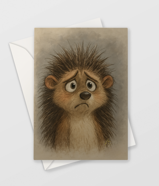 The Hedgehog Greetings Card