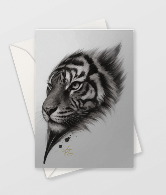 The Tiger Greetings Card