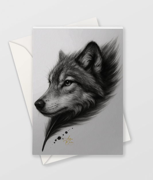 The Wolf Greetings Card